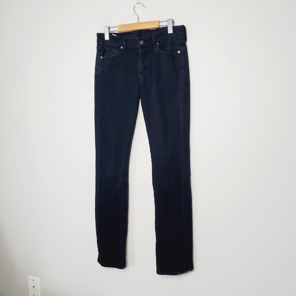 COH Elson Dark Wash Medium Rise Classic Straight Leg Jeans - Picture 2 of 13